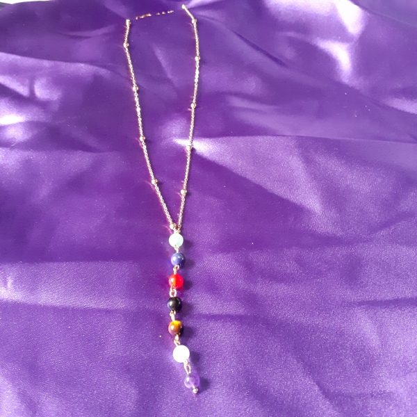 Collier 7 chakras pendentifs - Image 7