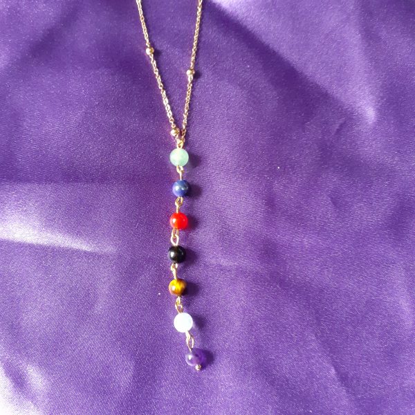 Collier 7 chakras pendentifs - Image 6