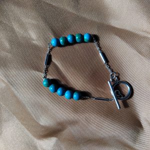 Bracelet perle bleu