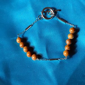 Bracelet perle marron