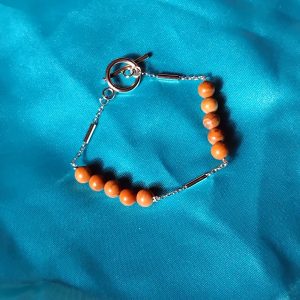 Bracelet perle marron